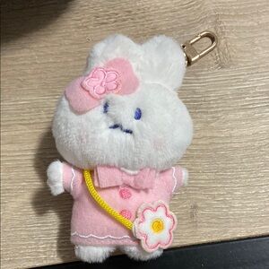 Cute Plush Bunny Keychain